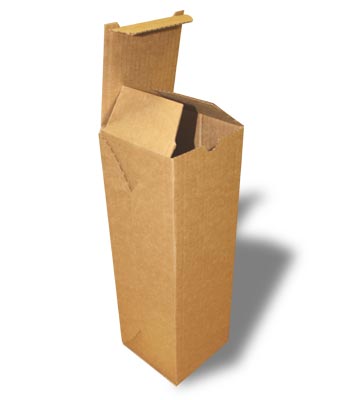 Коробка для бутылки из картона